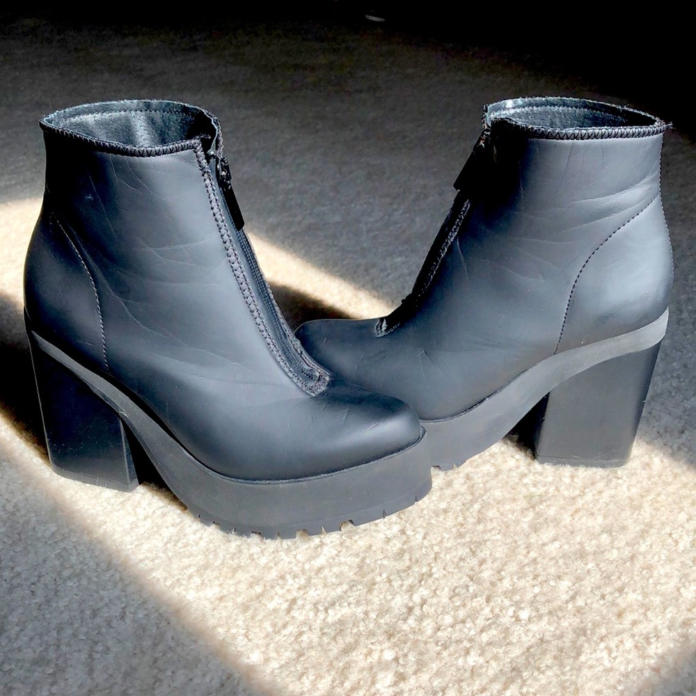 Miista platform booties